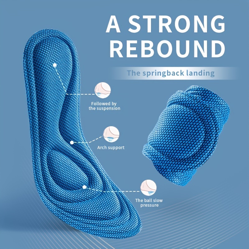 Insole Memory Foam - Спортивные массажные стельки из пены с
