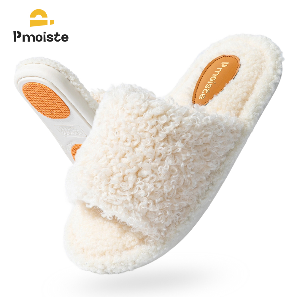 Insole Memory Foam - Пушистые домашние тапочки Pmoiste для женщин:
