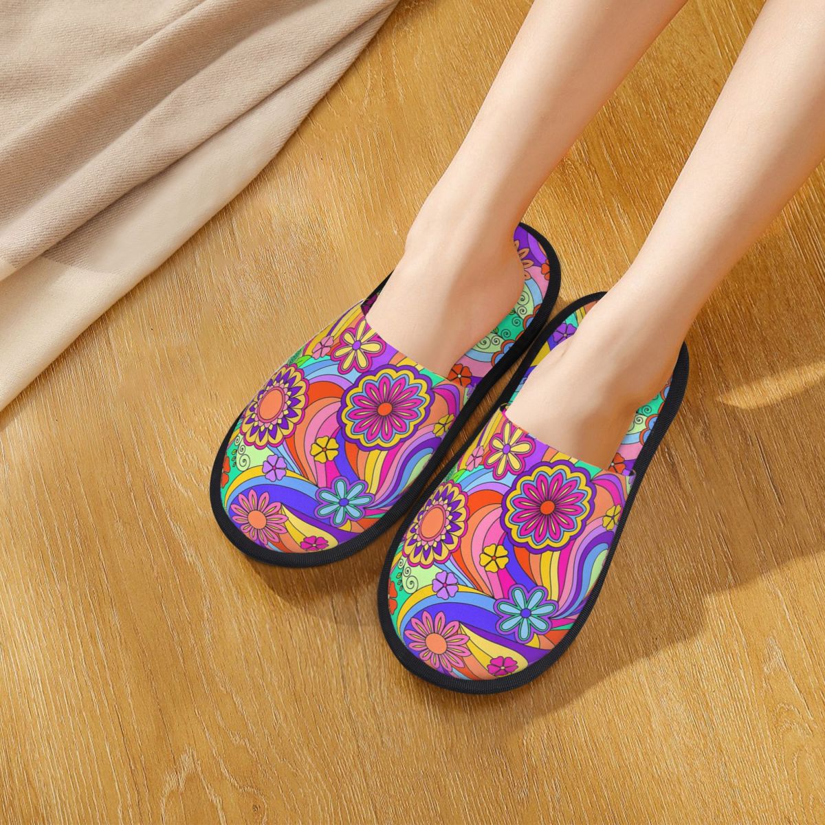 Мощные тапочки Groovy Psychede – обзор и цена Insole Memory Foam